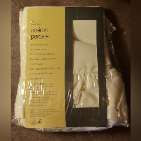 VINTAGE WESTPOINT SYEVENS HOME FASHION PERCALE 2 STANDARD PILLOW CASES ☆3For$25☆ - Picture 1 of 5